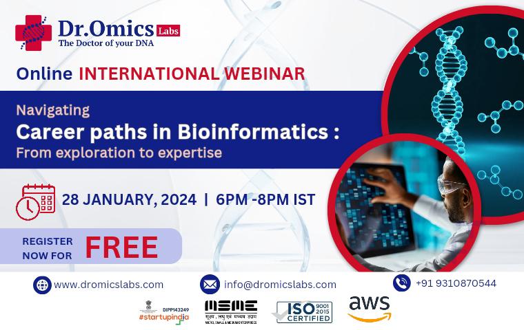 International Webinar Career Path In Bioinformatics DrOmics Labs   Career Path In BioInformatics 