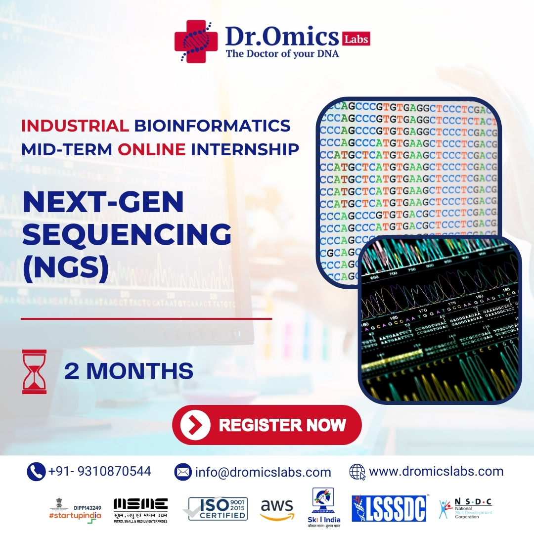 Next Generation Sequencing (NGS) : Industrial Bioinformatics Mid-term Internship (2 months)